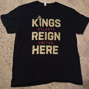 Atlanta United MLS Kings Reign Here Fan Jersey T-Shirt
